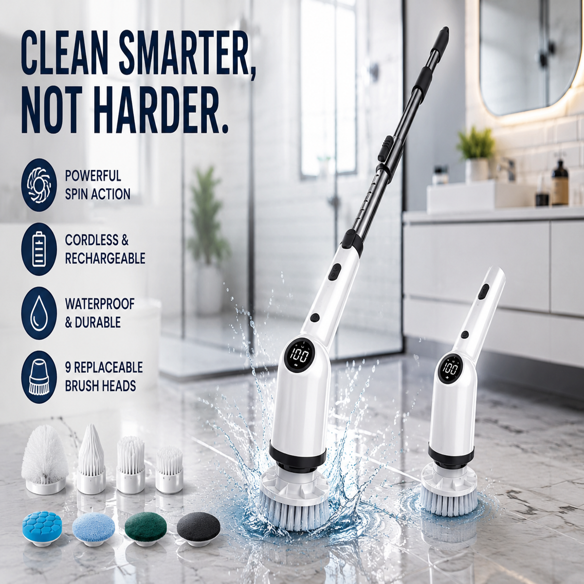 Electric Spin Scrubber